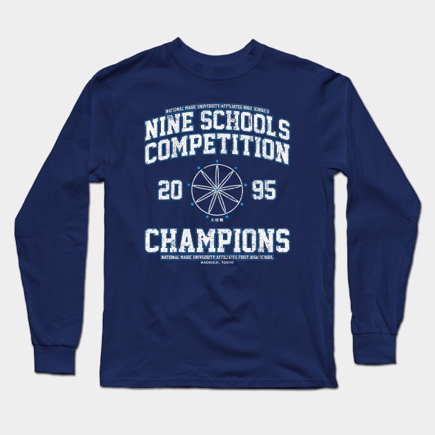 Nine Schools Competition 2095 Champions Long Sleeve T-Shirt by huckblade